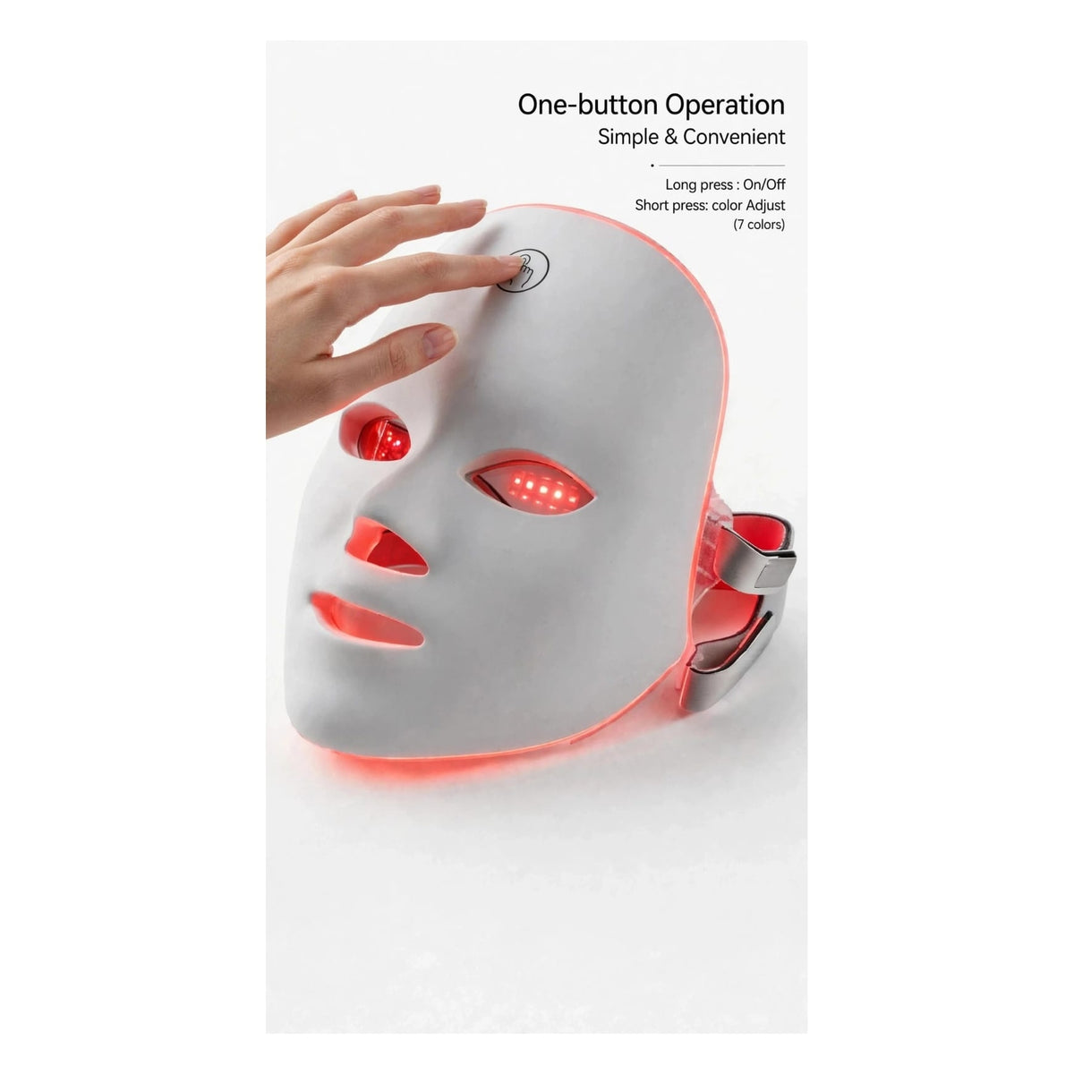 LumiMask 7 - Advanced LED Light Therapy Face Mask