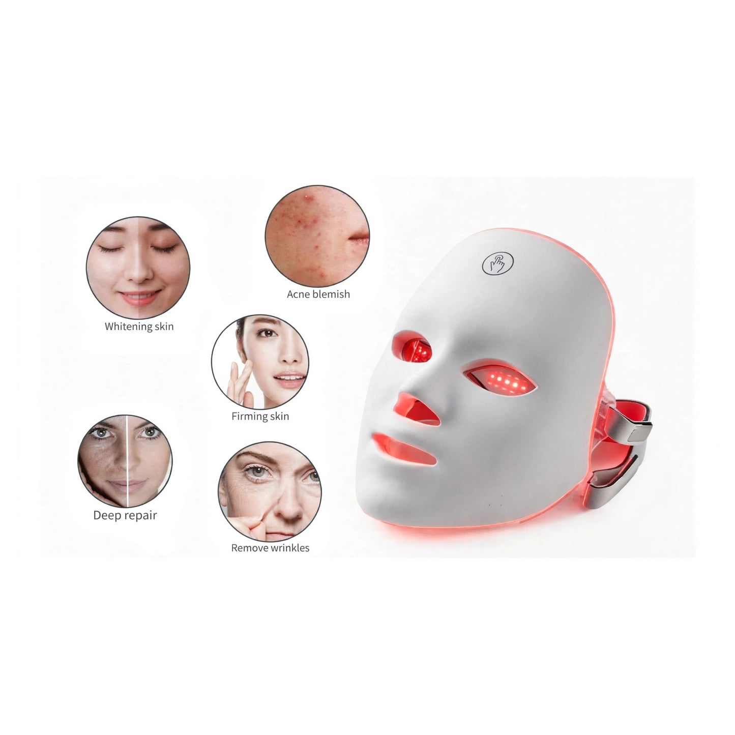 LumiMask 7 - Advanced LED Light Therapy Face Mask